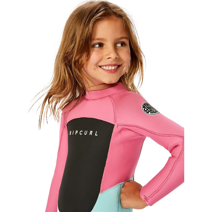 Rip Curl Groms Omega 3/2mm Flatlock Back Zip Wetsuit 119BFS